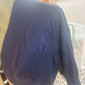 EUC Her Universe x Disney The Dress Shop Embroidered Castle Shrug Sweater Sz XL